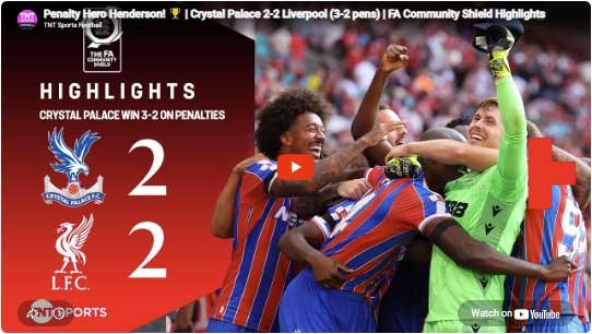 2025-2026 1 Crystal Palace 2-2 Gobshites (Sunday 10th August 2025)