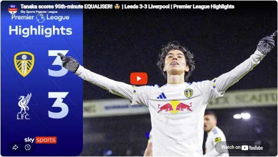 2025-2026 11 Leeds United 3-3 Gobshites (Saturday 6th December 2025)