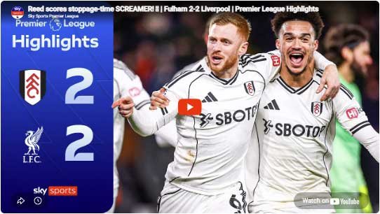 2025-2026 12 Fulham 2-2 Gobshites (Saturday 4th January 2026)