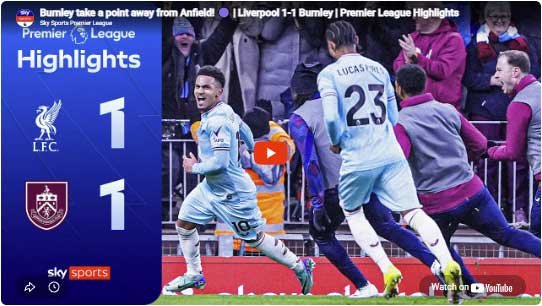 2025-2026 13 Gobshites 1-1 Burnley (Saturday 17th January 2026)