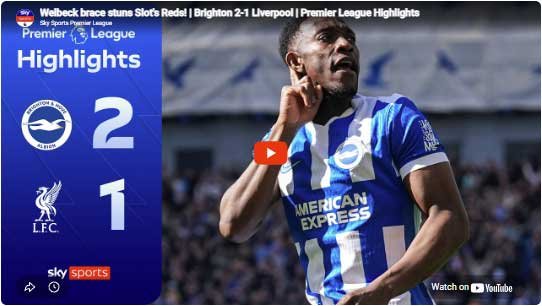 2025-2026 19 Brighton and Hove Albion 2-1 Gobshites (Sunday 22nd March 2026)