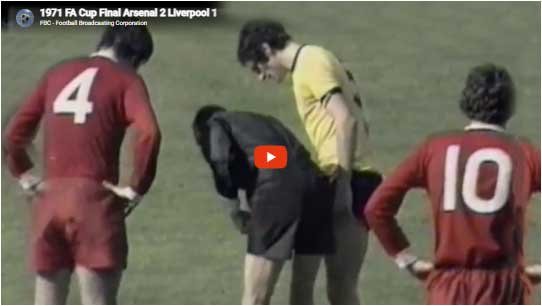 Golden Oldies 2 Arsenal 2-1 Gobshites Saturday 8th May 1971