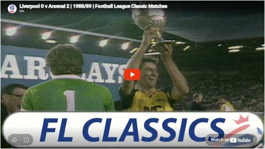 Golden Oldies 20 Gobshites 0-2 Arsenal Friday 26th May 1989