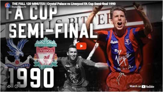 Golden Oldies 21 Crystal Palace 4-3 Gobshites Sunday 8th April 1990