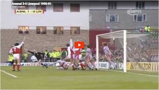 Golden Oldies 22 Arsenal 3-0 Gobshites Sunday 2nd December 1990