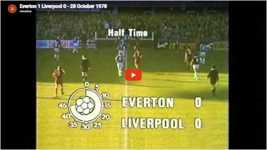 Golden Oldies 6 Everton 1-0 Gobshites Saturday 28th October 1978
