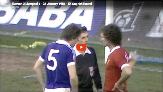 Golden Oldies 9 Everton 2-1 Gobshites Saturday 24 January 1981